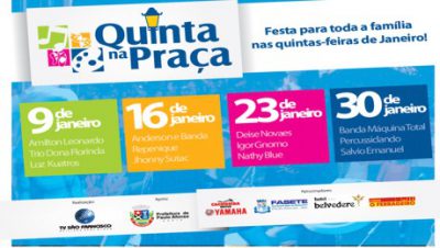 Baner com Programação divulgada pela TV São Franciso em parceria com a PMPA.