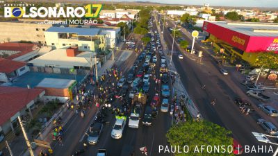 Carreata e Buzinaço pró Bolsonaro movimentam ruas de  Paulo Afonso