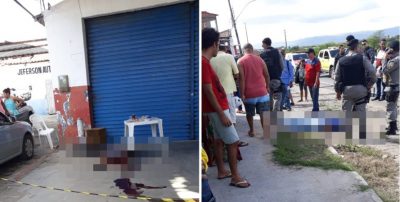 Dois homens são mortos a tiros enquanto bebiam em bar em Delmiro Gouveia, AL