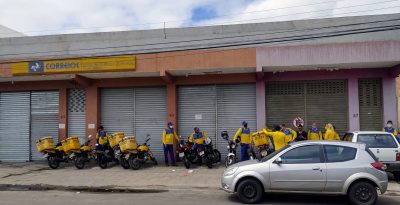 Funcionários dos Correios entram em greve em todo o Brasil! Unidade em Paulo Afonso terá 30% do efetivo funcionando durante paralização.