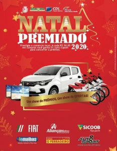 Com realização da Prefeitura, Natal Premiado oferta sorteio de um veículo e três motos.