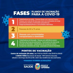 Prefeitura de Paulo Afonso discute implantação do plano municipal de vacinação contra a covid-19