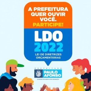 Paulo Afonso-BA: Audiências públicas da Lei de Diretrizes Orçamentárias (LDO) serão realizadas virtualmente