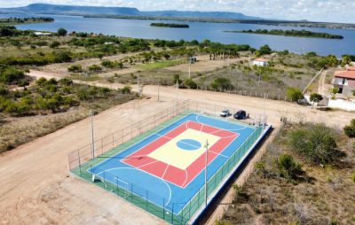 Prefeitura de Glória entrega obra de construção da quadra poliesportiva do Povoado Sítio da Lagoa
