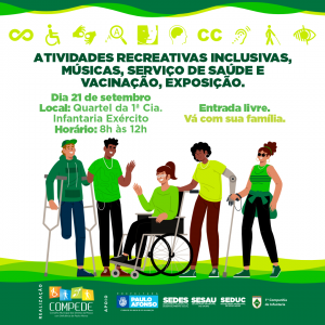 Dia Nacional de Luta da Pessoa com Deficiência conta com atividades nesta quinta-feira (21)