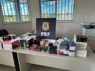 Caminhão carregado de produtos contrabandeados e falsificados é interceptado em Paulo Afonso