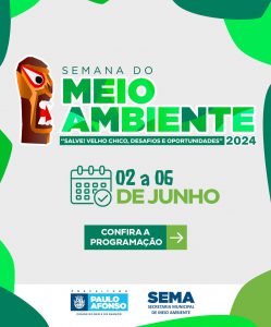 Programação da Semana do Meio Ambiente acontece de 2 a 6 de junho com diversas atividades