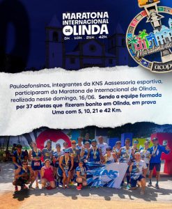 Pauloafonsinos brilham na Maratona Internacional de Olinda